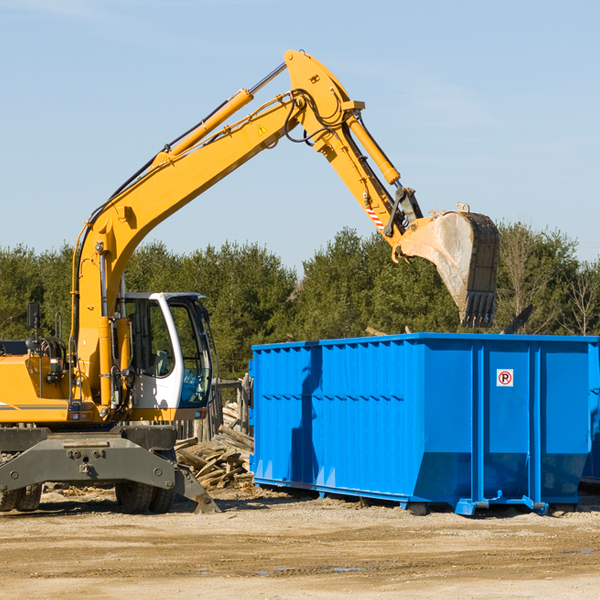 can i choose the location where the residential dumpster will be placed in Oroville Washington